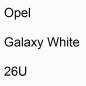 Preview: Opel, Galaxy White, 26U.